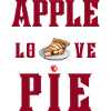Slice of apple pie