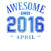 April 2016 - April's Birthday Awesome