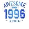 April 1996 - April's Birthday Awesome
