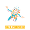 Parachutist Skydiving Skeleton