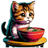 Cat Ramen Kawaii Anime