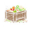 Compost alimentaire en permaculture