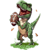 Trex American Football Dino