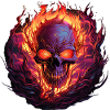 Flammenschädel der Ewigkeit