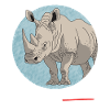 Rhino Rhinos Rhinoceros Gift