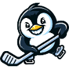 Cool Penguin Ice Hockey