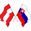 Flag Austria, flag Slovakia