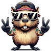 Signe de paix Capybara