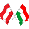 Flag Austria, flag Hungary