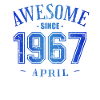 April 1967 - April Birthday Awesome