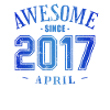 April 2017 - April's Birthday Awesome