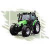 Small Green Tractor