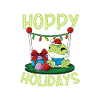 Hoppy Holidays - Christmas Frog