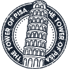 Pisa Tower Badge Emblem