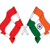 Flag Austria, Flag India