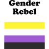 Non Binary Flag Gender Rebel
