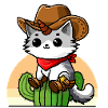 Cowboy Unicorn Cat