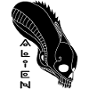 Black Alien Skull