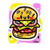 Happy Kawaii Burger