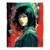 Japanese Girl: Street Art Anime