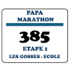 T-shirt Papa Marathon