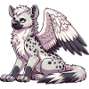 Hyena Angel Cartoon Cute