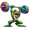 Entraînement d’haltères Frog Toad