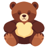 Teddybär in braun