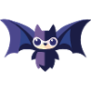 Bat with a face