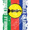 Geschenkdesign Kanak Flagge Neukaledonien
