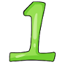 Numéro 1 Vert