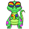 Dino Motif Dinosaur Rainbow