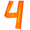 4 orange