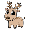 Deer Cute Kids Toddler