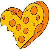 Heart of cheese