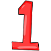 Number 1 Red