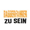 Baggerfahrer Bagger Baugeräteführer Schaufelbagger