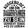 Baggerfahrer Bagger Baugeräteführer Schaufelbagger