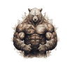 Grizzly Bear Muscles Bodybuilding