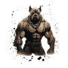 Dog Pit Muscles Bodybuilding Beast