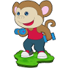 Culturiste Singe Haltères Culturisme