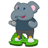 Haltère de musculation éléphant