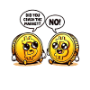 Lustiges Bitcoin-markt-crash-design