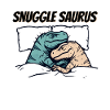 Funny Sleeping Dinosaur Cuddle Saurus