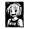 Fille d’anime joyeuse