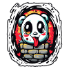 Cool funny naughty panda bear