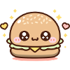 Cute Cheese Burger