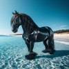 Cheval dans l’eau