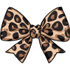 LARGE BOW WITH LEOPARD TREND