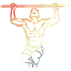 Fitness Sportsman Sketch